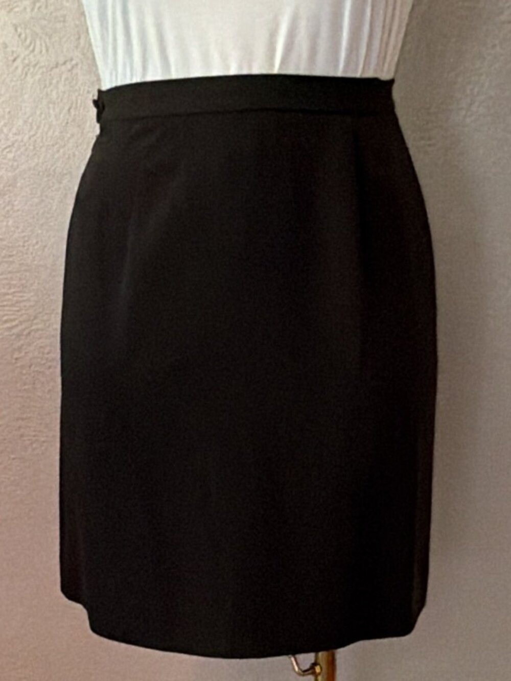 Vintage Jones New York 90s Brown Pencil Skirt Size 12